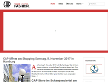 Tablet Screenshot of cap-fashion.com